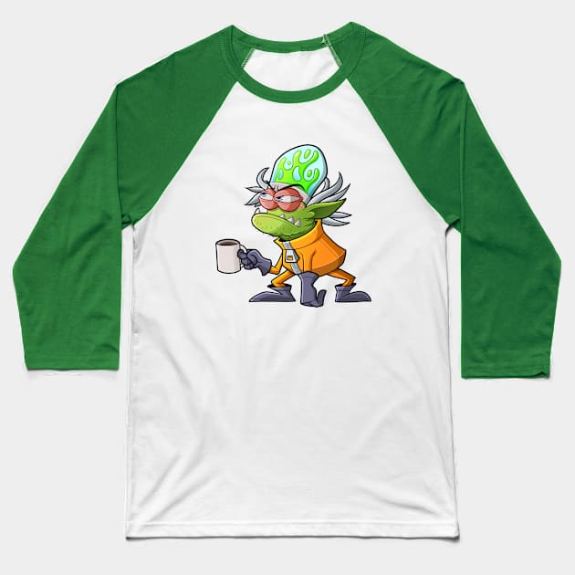 Monster Creatures Universe Baseball T-Shirt by Popon85